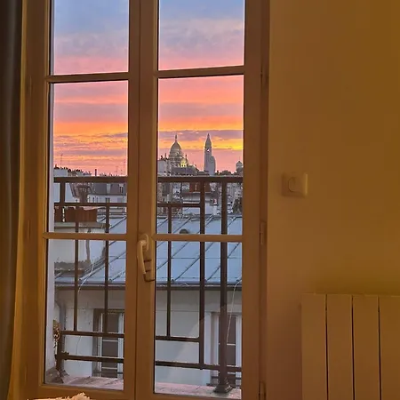 Lägenhet Lovely With Balcony And Spectacular Sacre-coeur View